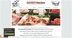 Desktop Screenshot of daveysbutchers.co.uk